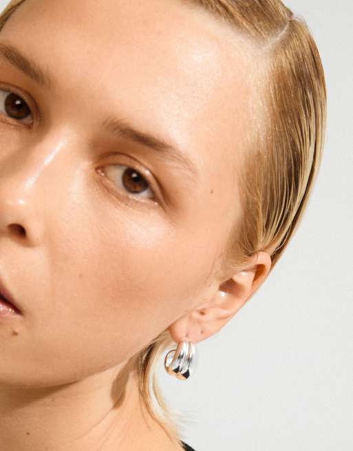 Pilgrim Miko Earrings In Silver Plated