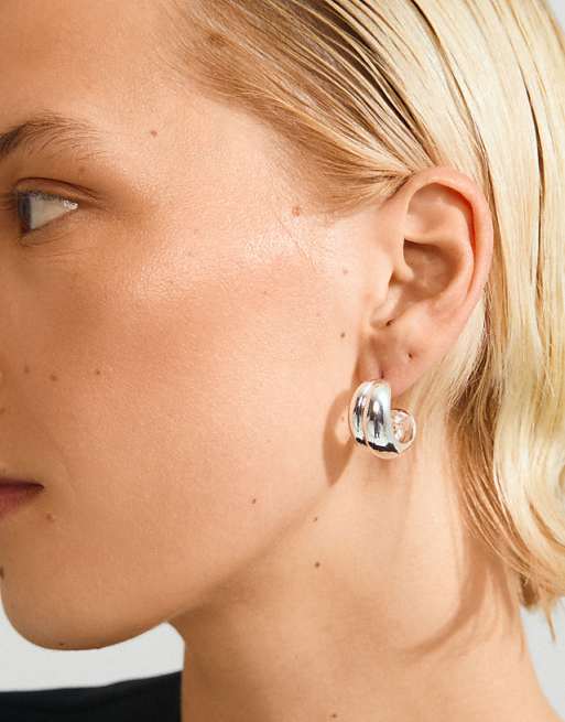 Pilgrim Miko earrings in silver plated