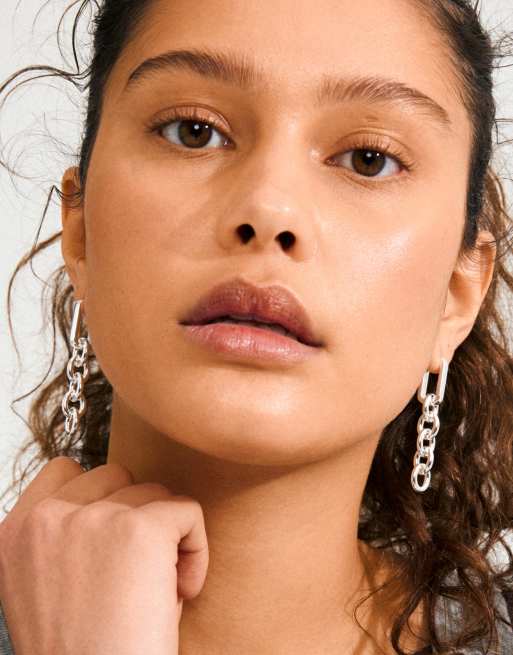 Pilgrim Phase Earrings In Silver Plated