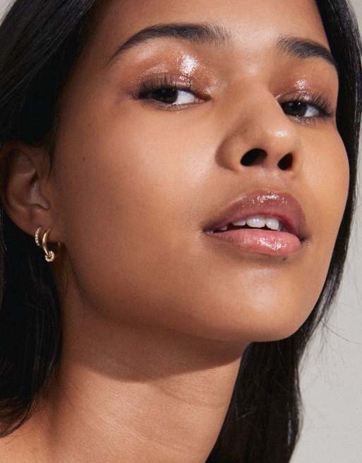 Pilgrim Scottie Earrings 2in1 Set In Gold Plated
