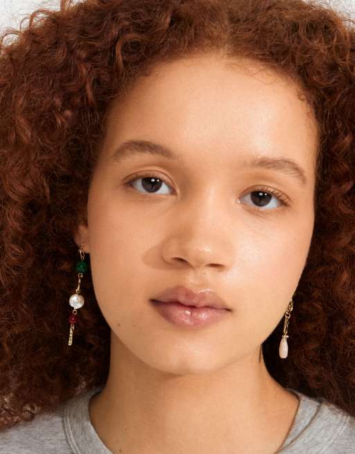 Pilgrim Sense Earrings In Gold Plated