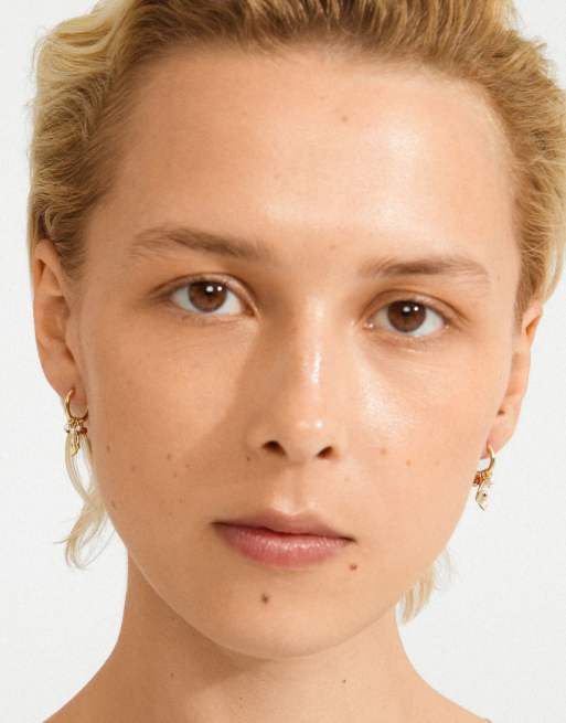 Pilgrim Sense Earrings In Gold Plated