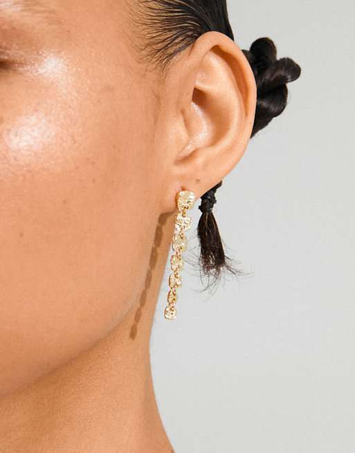 Pilgrim Sense earrings in gold plated