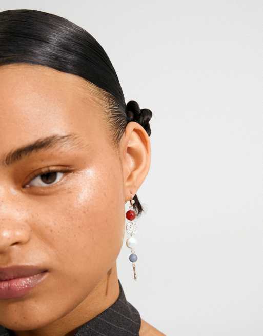 Pilgrim Sense Earrings In Silver Plated