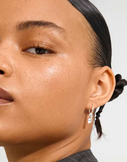 Pilgrim Sense Earrings In Silver Plated