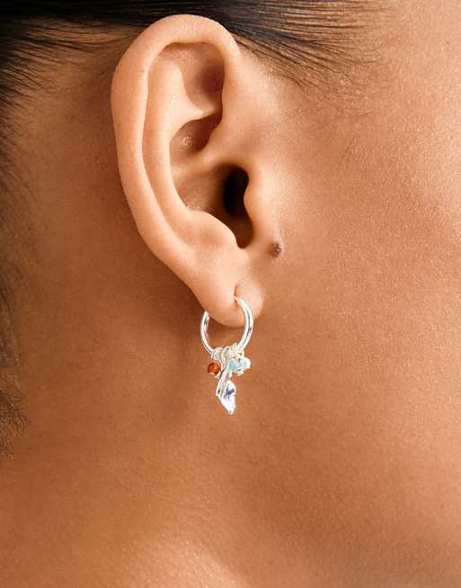 Pilgrim Sense earrings in silver plated