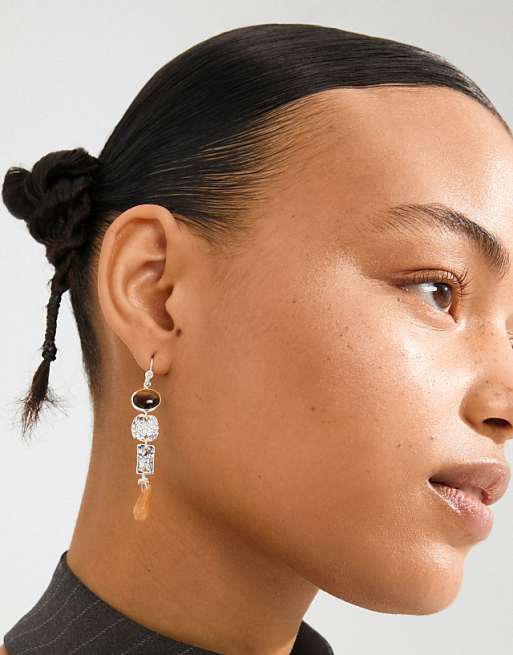 Pilgrim Sense earrings in silver plated