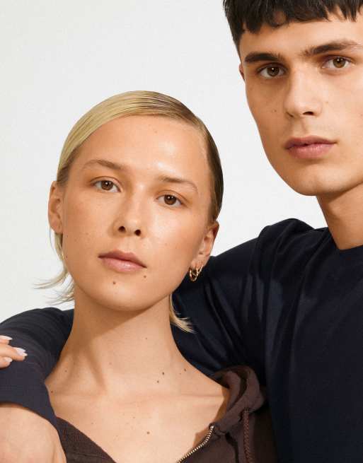 Pilgrim Sense Hoop Earrings 2in1 Set In Gold Plated