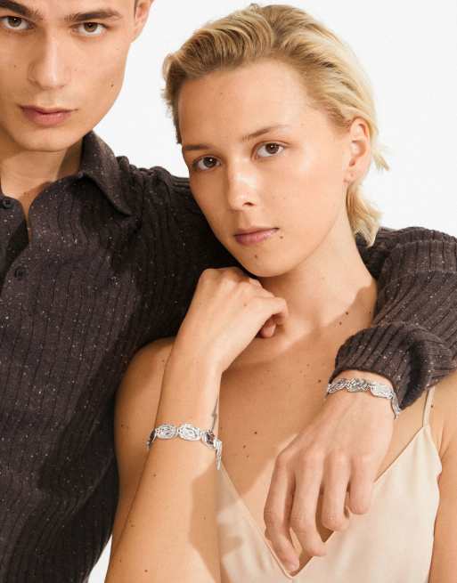 Pilgrim Shift Bracelet In Silver Plated