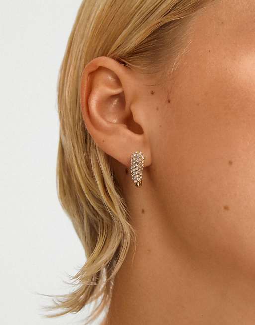 Pilgrim Soul earrings in gold plated