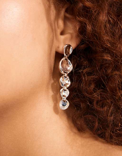 Pilgrim Sparkle earrings in silver plated