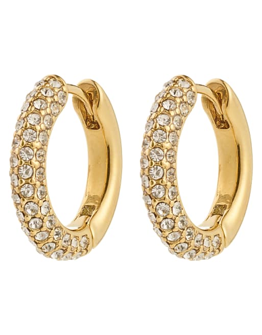 Pilgrim Tatum medium hoops in gold plated