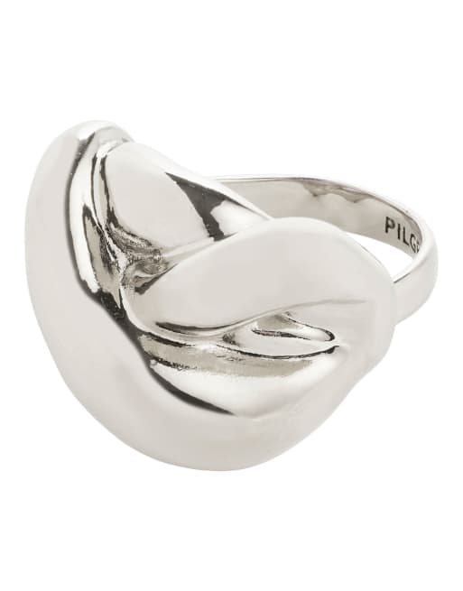 Pilgrim Unfold Ring In Silver Plated