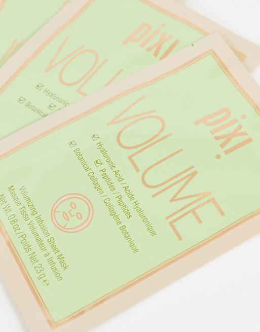 Pixi Volume Collagen Boosting Sheet Face Masks X 3