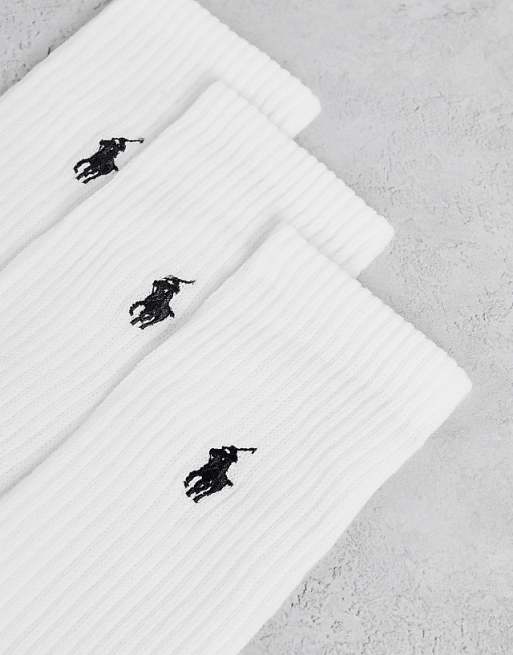 Polo Ralph Lauren 3 Pack Socks In White