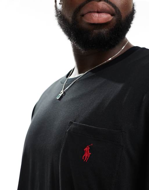 Polo Ralph Lauren Big & Tall Icon Logo T-shirt In Black