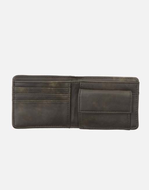 Pull&Bear Effect Wallet In Green