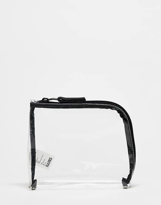 Rains Texel cosmetic bag in clear