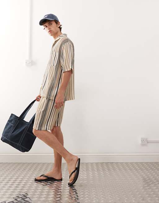 Reclaimed Vintage cut and sew stripe co-ord