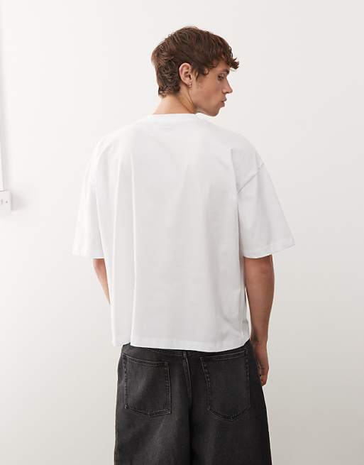 Reclaimed Vintage Floral Graphic Oversized T-shirt In Ecru