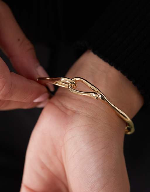 Reclaimed Vintage Link Chain Bracelet In Gold
