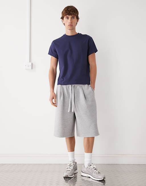 Reclaimed Vintage Slim Cropped Boxy In Navy