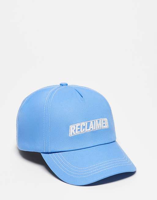 Reclaimed Vintage unisex logo cap in blue