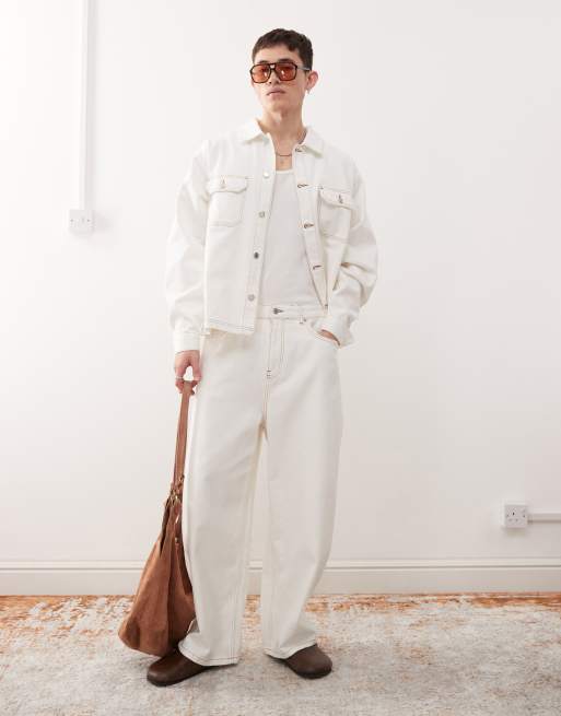 Reclaimed Vintage Western Denim Co-ord With Contrast Stitch