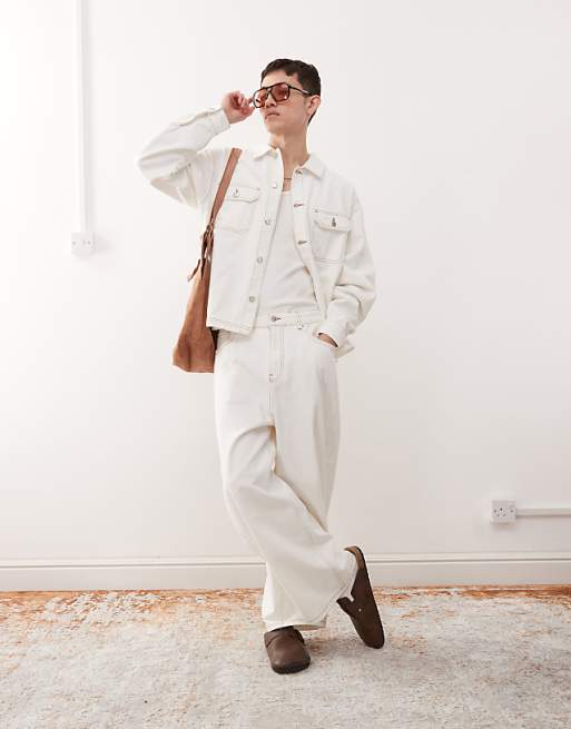 Reclaimed Vintage western denim co-ord with contrast stitch
