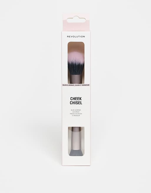 Revolution Cheek Chisel Blush & Bronze Duo Brush