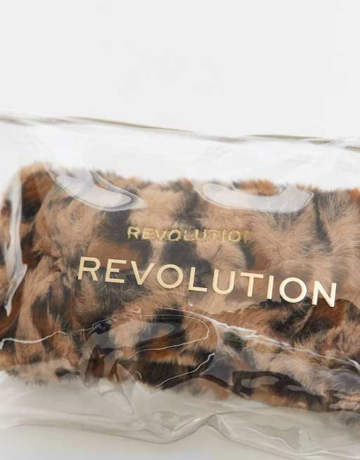 Revolution Pro Miracle Skincare Headband Leopard Print
