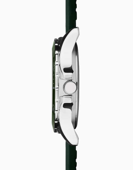 Sekonda Balearic 44mm Round Silver Watch In Black - DGREEN
