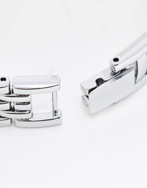 Sekonda Bracelet Watch With Square White Dial In Silver