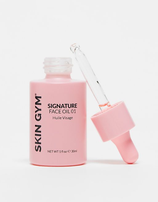 Skin Gym Facial Workout Kit: Rose Quartz Gua Sha & Signature Facial Oil