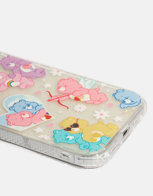 Skinnydip London Care Bears Glitter Shock Iphone Case In Multi
