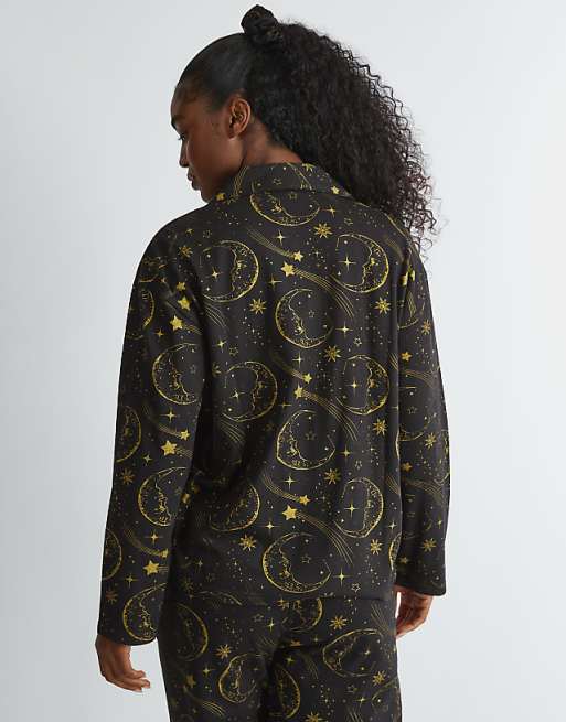 Skinnydip London Celestial Pyjama Set In Black