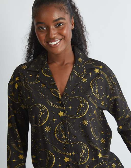 Skinnydip London Celestial Pyjama Set In Black