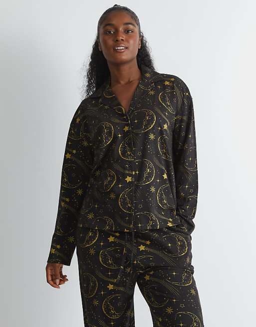 Skinnydip london celestial pyjama set in black