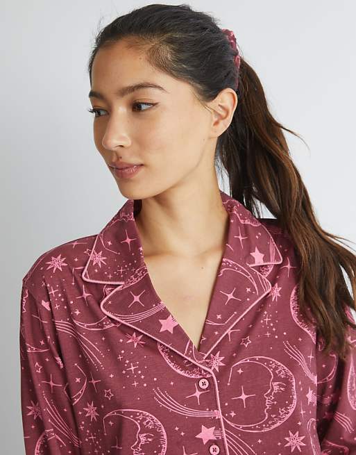 Skinnydip London Celestial Pyjama Set In Red