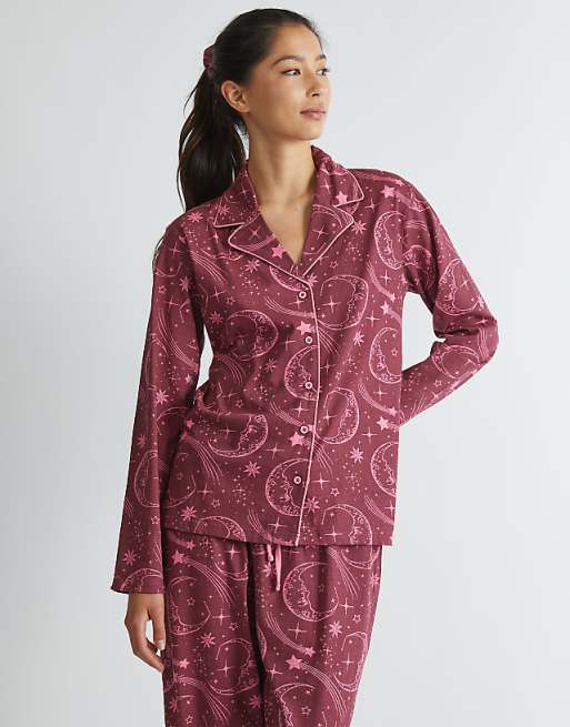 Skinnydip London Celestial Pyjama Set In Red