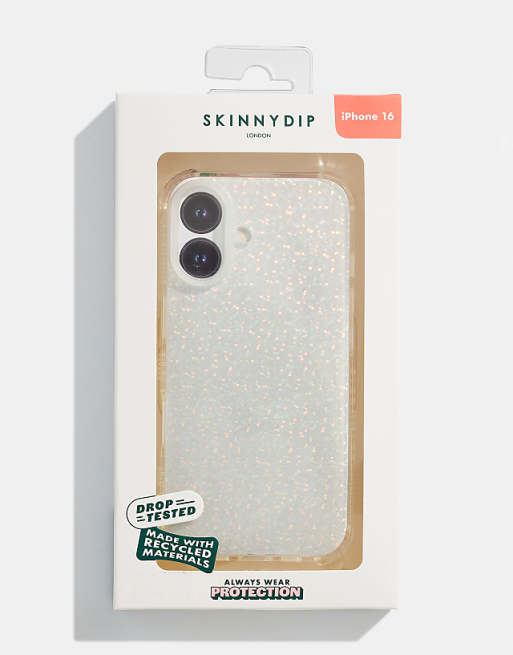 Skinnydip london disco holo shock iphone case in multi