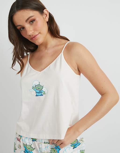 Skinnydip London Disney Aliens Cami &trouser Pyjama Set In Pink