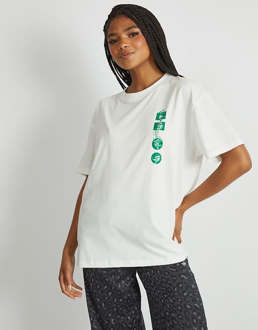 Skinnydip London Disney Donald Duck Poster T-shirt In White