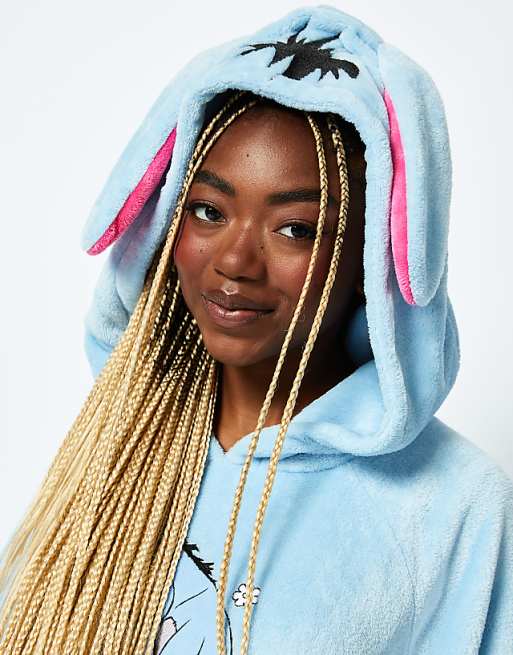 Skinnydip London Disney Eeyore Blanket Hoodie In Blue