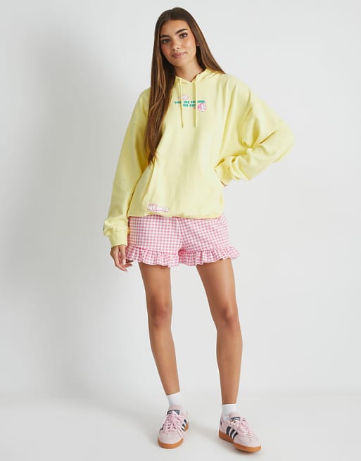 Skinnydip London Disney Finding Nemo Just Keep Swimming Hoodie In Yellow