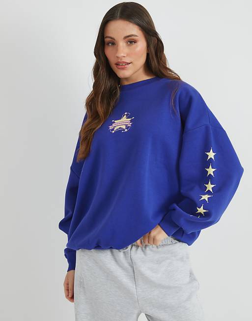 Skinnydip London Disney Jessie Rodeo Sweatshirt In Blue