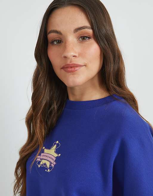 Skinnydip London Disney Jessie Rodeo Sweatshirt In Blue