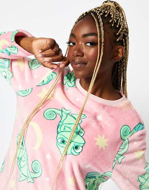Skinnydip London Disney Pascal Fleece Pyjama Set in Pink