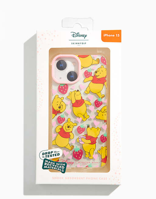 Skinnydip london disney winnie the pooh strawberry shock iphone case in red