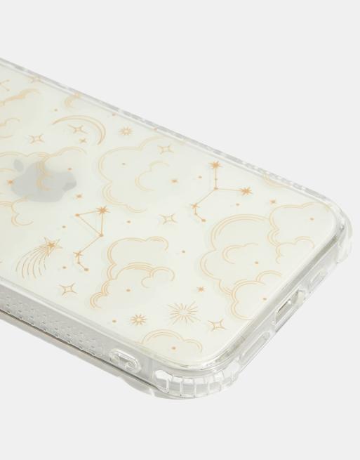 Skinnydip London Gold Celestial Cloud Shock Iphone Case In Gold